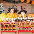 Wooden Cake Pop Stand, 2 Pcs 33 Hole Lollipop Holder for Wedding Birthday - Image 5