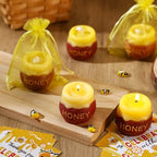 Nuanchu 12 Sets Honey Jar Candles Bee Themed Baby Shower Party Favors - Image 3