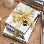 RUSPEPA Silver Metallic Wrapping Paper - Solid Color Paper Perfect for Wedding, Birthday, Christmas, Baby Shower - 30 Inches x 100 Feet - Image 7
