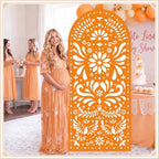 Gerrii 6 ft Cielito Lindo Arch Backdrop, All-in-one Stand up, Orange - Image 7