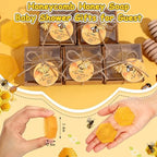 24 Set Bee Baby Shower Return Favors, Honeycomb Soap,Transparent - Image 2