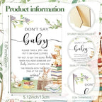 Patelai 321 Pcs Storybook Baby Shower Decorations Games Supplies, 50 Guests - Image 2