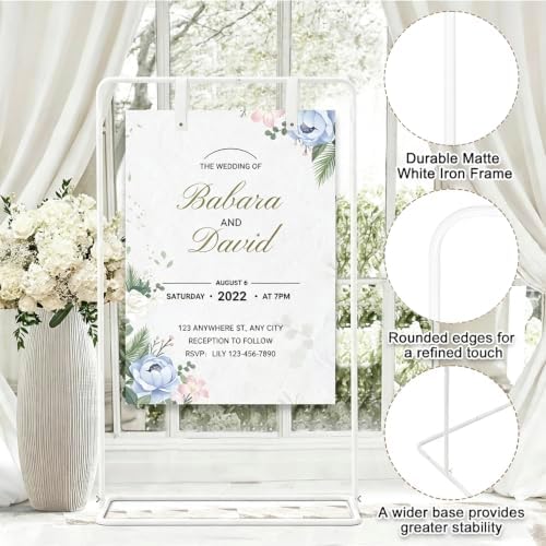 Adjustable Wedding Sign Stand - Image 4