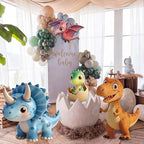 Eaasty 4 Pcs Dinosaur Baby Shower Decor, 16-24 Inch Stand-up Cutouts - Image 5
