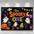 Cartoon Music Ghost Halloween Festival Party Background 8x6 FT by Unknown