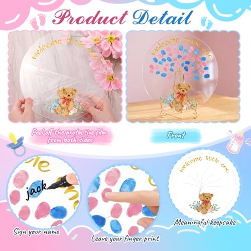 Pasimy Baby Gender Reveal Party Supplies Favor, Gender Reveal Idea, Natural - Image 3