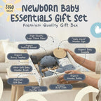 ARI MES Baby Gift Set for Newborns, Baby Shower Gift Basket with Swaddle - Image 2