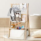 GiftAmaz Wooden Baby Shower Crate Closet, Double-Layered Baby Basket by GiftAmaz