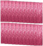 20 Pack Foil Curtain Backdrop Pink Metallic Tinsel Foil Fringe Curtains Photo Booth Props for Birthday Wedding Engagement Baby Shower Bachelorette Christmas Holiday Celebration Party Decorations by KEJ