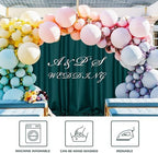 MEETSKY Green Backdrop Curtains,Party Backdrop Drapes,5ft x 7ft,2 Panels - Image 7