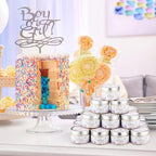 Threlaco 50 Pcs Baby Shower Candles, Party Favors, Flower and Butterfly - Image 6
