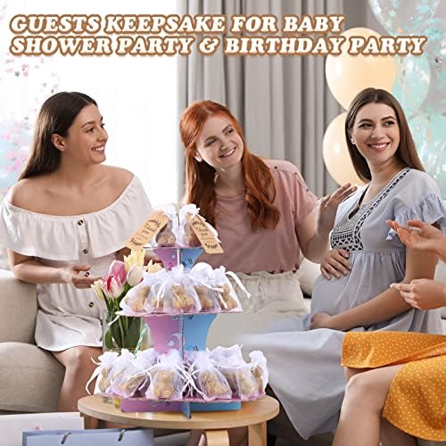 Buryeah 48 Set Bear Baby Shower Favors for Guest Small Bear Soap Set, Brown - Image 7