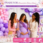 195 Pc Butterfly Baby Shower Decorations, A Little Butterfly Is On The Way - Image 4