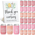 SiliFine 37 Pcs a Baby Is Brewing Pink Can Coolers Baby Shower Party Favors by SiliFine
