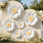 Faylifeway Giant Paper Fowers Decorations for Wall Wedding Home Backdrop - Image 2