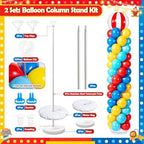 2Set Carnival Circus Balloon Column Stand Kit Circus Theme Party Decoration - Image 3