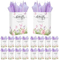 Engrowtic 50 Set Baby Shower Butterfly Favor Bags, Butterfly Is on Her Way by Engrowtic