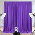 10x10ft Purple Backdrop Curtain for Wedding Parties Wrinkle Free Fabric Purple Drapes Backdrop Decoration for Baby Shower Birthday Photography Decoration 2 Panels, 5ft x 10ft by Gogoparti