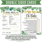 Hadley Designs 50 Safari Baby Prediction And Advice Cards, Trivia Games, etc., 25 Baby Animal Matching, Nursery Rhyme Game-6 Double Sided Cards Baby Shower Funny Games, Ideas Baby Sprinkle Games - Image 6