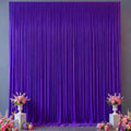 40x10FT Backdrop Curtains with Rod Pockets - Wrinkle Free Photo Stage Backdrop 8 Panels Curtains Drapes for Photography Wedding Party Baby Shower Decorations (Purple) by Unknown