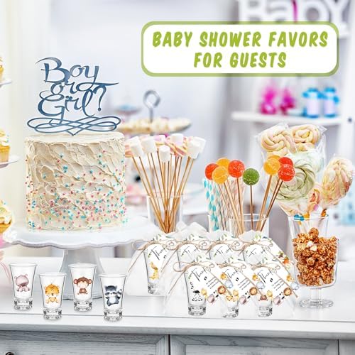 Pickmesh 50 Sets Safari Baby Shower Favors for Guests - Image 6