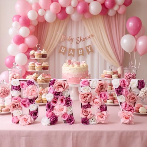 4 Pcs Baby Fillable Letter Boxes Shaped Charcuterie Boards - Image 6