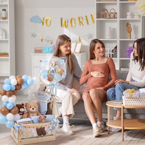Wooden Baby Shower Crate Closet with Hanger and Rack - Image 6