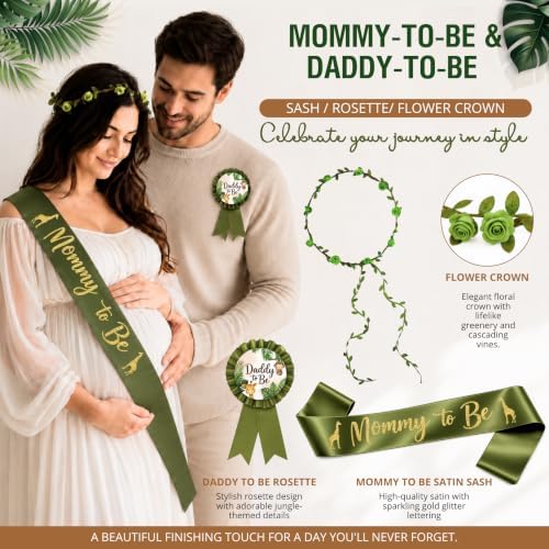 272 Pc Safari Baby Shower Decorations, Jungle Animal Party Set - Image 5
