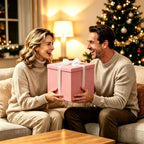 UoeRing 4 Pcs Large Gift Box Matte Pink 12x12x11 Inch with Lid - Image 5