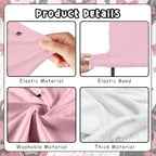 Serencatcher Halloween Baby Shower Arch Covers 7.2FT 6FT Pink Purple - Image 4