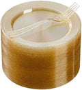 Goodluck 120Pcs 7" Round Gold Glitter Dessert Plates by GoodLuck