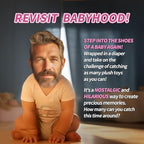 3 Pcs Baby Shower Games Bridal Shower Games Funny Activities - Funniest Baby Shower Game Ever, Ice Breakers for Boy or Girl, How Many Plushies Can You Catch in Your Diaper (Pink) – No Balls Included - Image 5