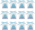 12 pcs Party Keepsake Baby Blue Anchor Candle Set, Awesome Party Favors for Baby Shower Announcement Parties, Boys or Girls Party & Other Themed Events - Image 3