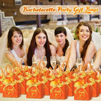 Jetec 45 Pcs Mini Thank You Gift Bag with Handle, Orange/gold - Image 6