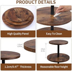 Wooden Cupcake Stand 2 Pack, Large Cupcake Tower Stand for 50 Cupcakes, 3 Tiered Wooden Serving Trays Stand, Soporte Para Cupcakes, Dessert Table Display - Image 6