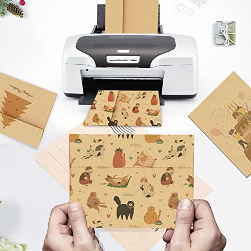 1000 Pack Goefun A7 Light Brown Kraft Envelopes Self Seal, 5.25 x 7.25-inch - Image 5