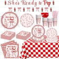 178 Pcs Shes Ready to Pop Baby Shower Decorations Retro Soda Party Decor by Unknown