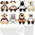 Seenelling Blindfold Diaper Baby Shower Game Kit, Safari Animals, 8 Sets by QianRuu
