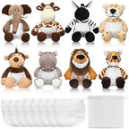 Seenelling Blindfold Diaper Baby Shower Game Kit, Safari Animals, 8 Sets by QianRuu