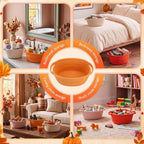 LemonRoad 5 Pcs Fall Empty Gift Basket, Autumn Party Supplies Decor - Image 5