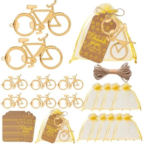 50 Pack Bicycle Bottle Openers Bike Party Favors Beer Opener Bulk Gifts by VIDACONTIGO