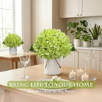 Light Green Flower Table Centerpieces - Set of 6 - Image 4
