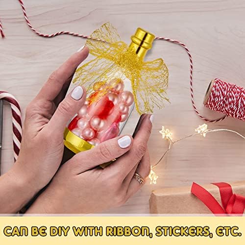 Cunhill 54 Pcs Mini Champagne Bottles Wedding Favors Bulk, Gold - Image 5
