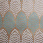 300 Qty 6" x 9" Decorative Flat Paper Gift Bags - Baby-Blue Leaf Pattern on Brown Kraft Bags - For Sales/Treats/Parties Cookies/Gifts - N'icePackaging - Image 7