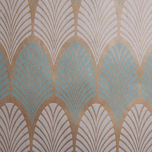 300 Qty 6" x 9" Decorative Flat Paper Gift Bags - Baby-Blue Leaf Pattern on Brown Kraft Bags - For Sales/Treats/Parties Cookies/Gifts - N'icePackaging - Image 7