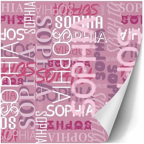 AOFUN Wrapping Paper For Men Gift Wrap Funny Personalized Gift Custom Wrapping Paper With Name Text Gift for Mother Father Day Birthday Christmas Day 5 Rolls 58" x 23" - Image 3