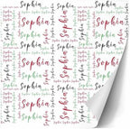 AOFUN Personalized Birthday Gifts Wrapping Paper For Boys Custom Wrapping Paper Picture Baby Christmas Wrapping Paper Valentine Gift Wrapping Paper 3 Rolls 58"" x 23"", Style 31 - Image 3