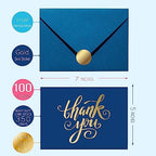 Janvale 100 All Occasion Cards Assortment Box with Color Envelopes，All Occasion Cards Set with Greeting Inside, Large 5 x 7 inch Cards with Stickers and Dividers - Image 3