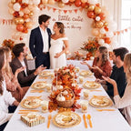 200 Pcs/25 Set Fall Cutie Pie Baby Shower Decorations - Image 4
