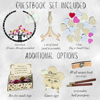 Cherry Blossom Wedding Guest Book Alternative Wooden Tree Drop Box Frame - Image 5